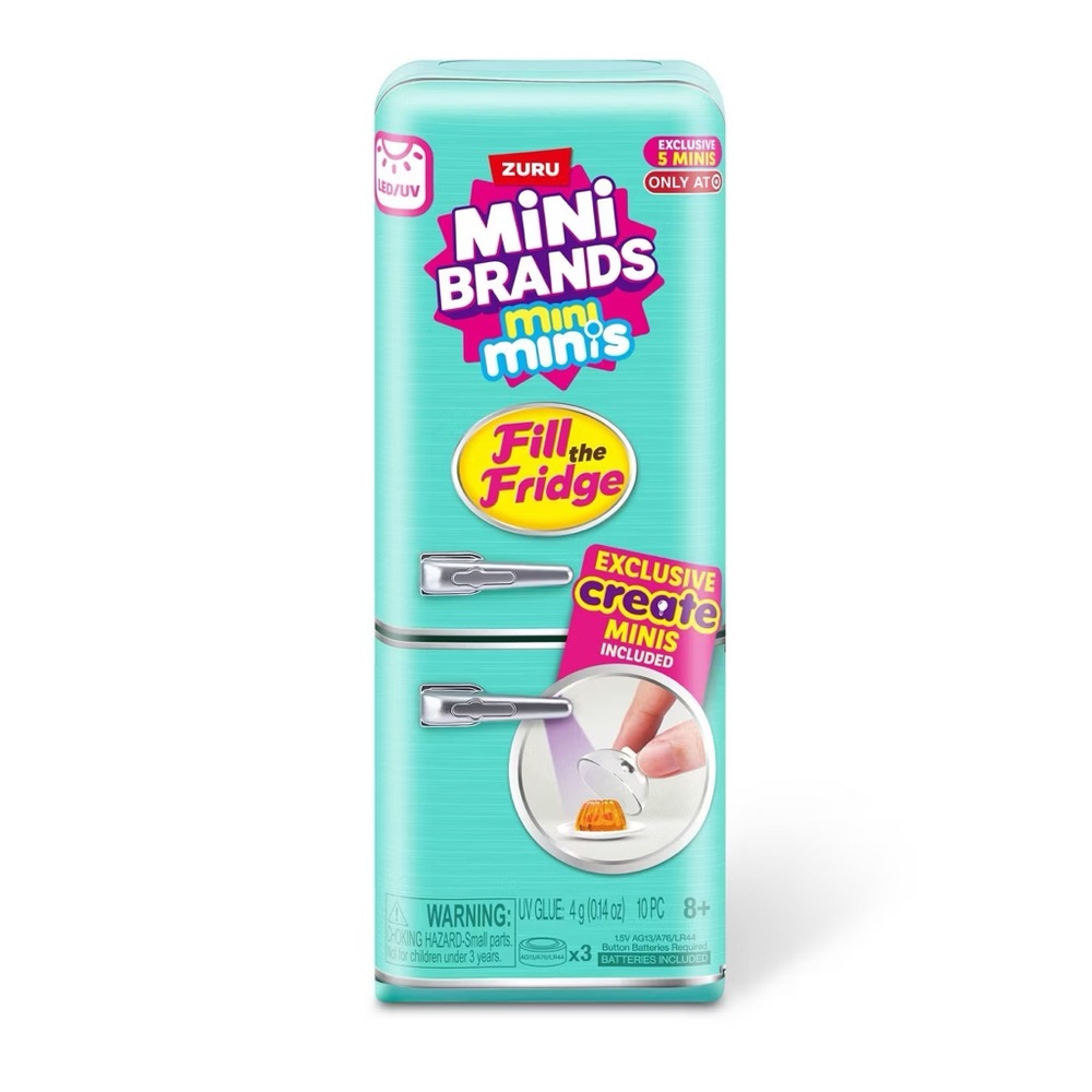 Mini Brands Fill the Fridge Playset